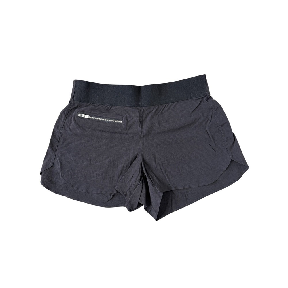 Athleta Mod Trekkie Shorts Black Hiking Travel Athletic Size 4